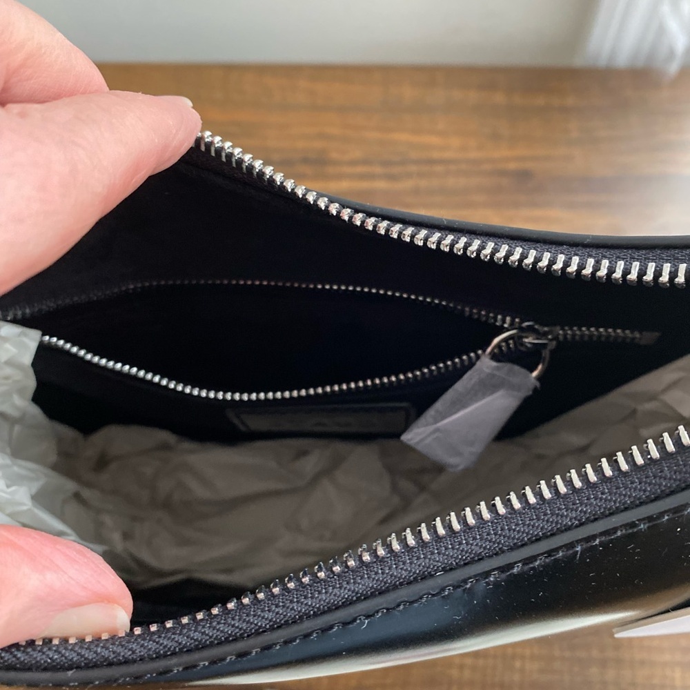 Staud Alec Zip Leather Shoulder Bag - Picture 8 of 10